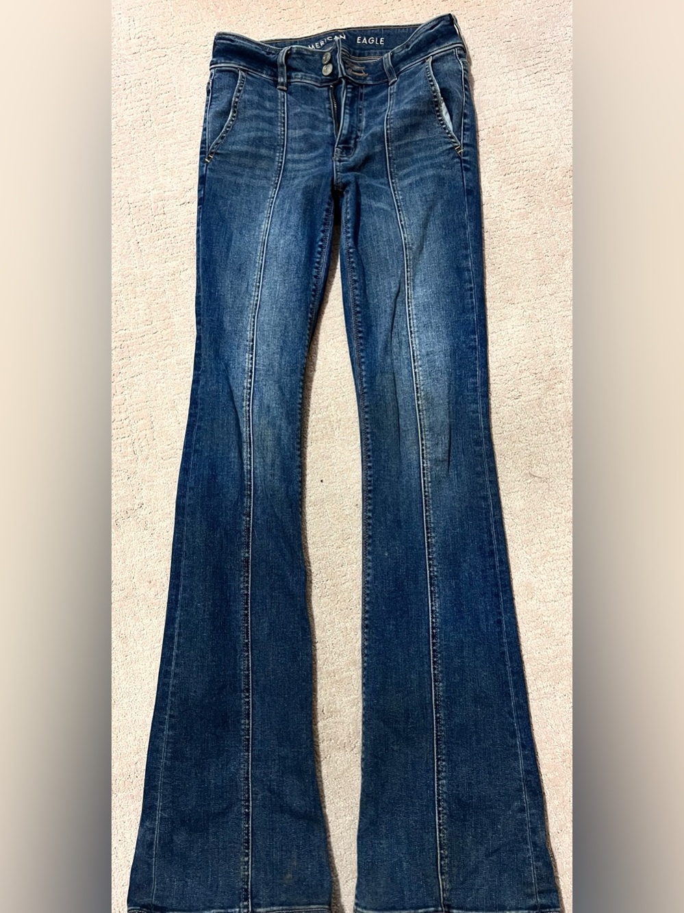 American Eagle Outfitters Dark Blue Flare Jeans